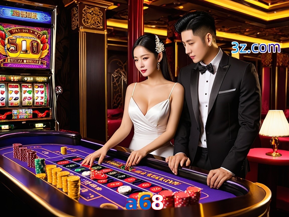 a68 cassino online com mesa de blackjack e dealer